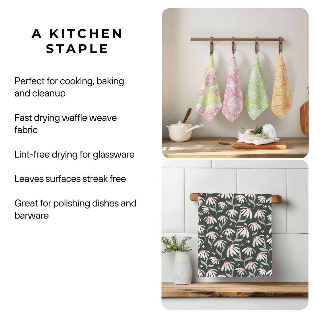 Tea Room Waffle Weave Towel