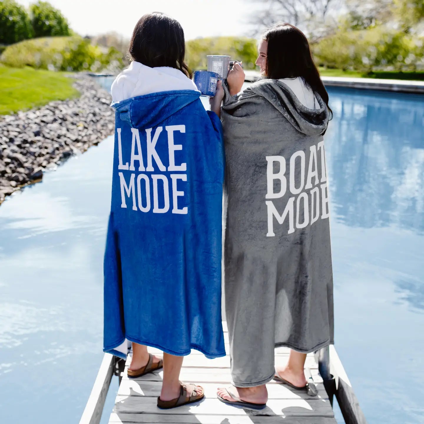 Boat Mode - 50" X 60" Royal Plush Hooded Blanket