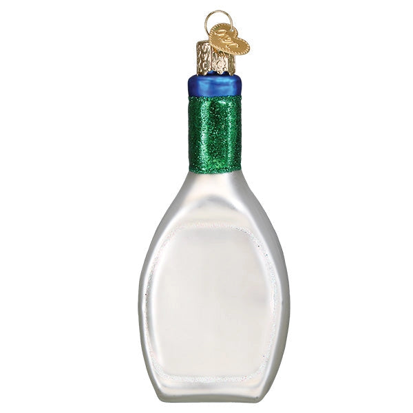 Ranch Dressing Glass Christmas Ornament