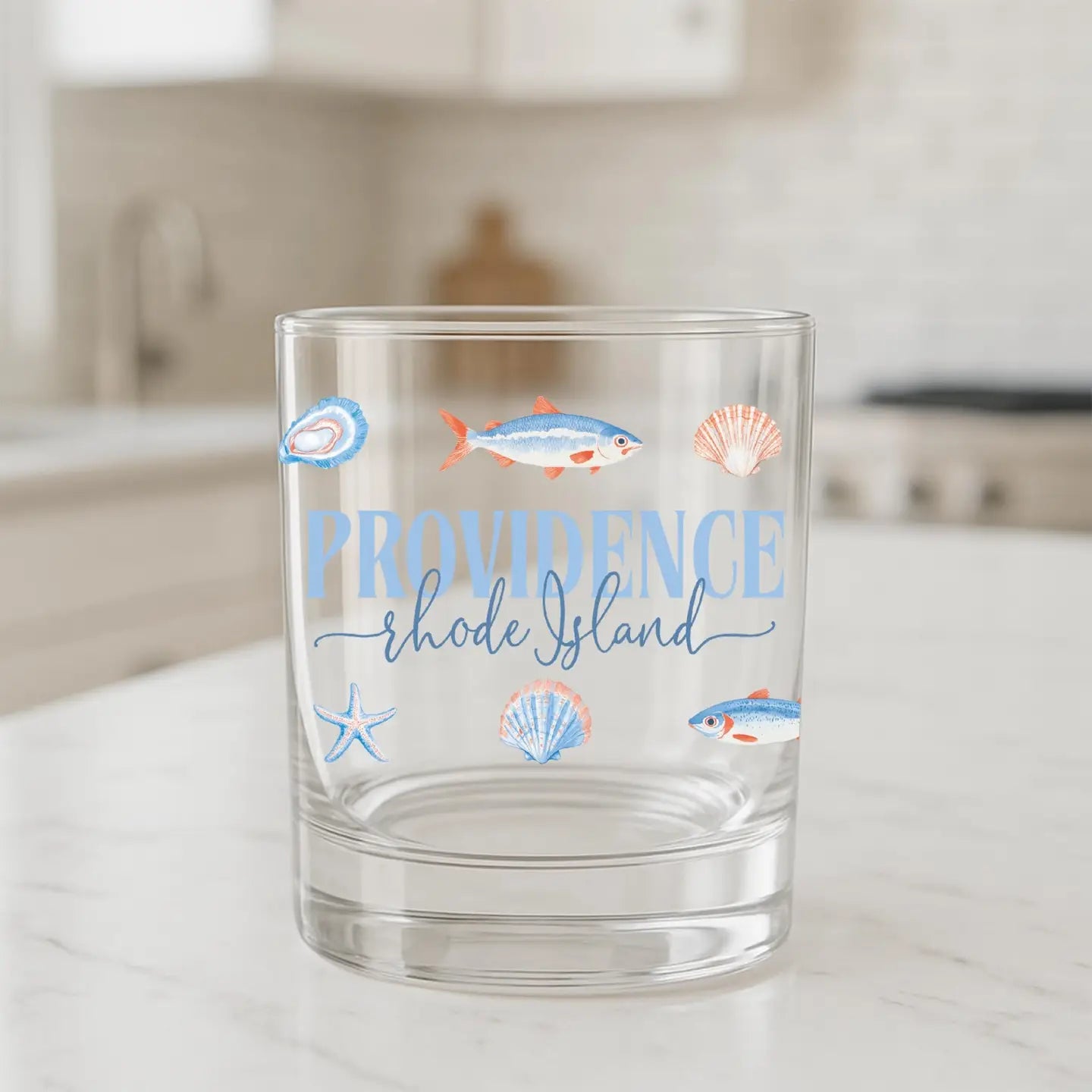 Custom City & State Bourbon Glass 11oz