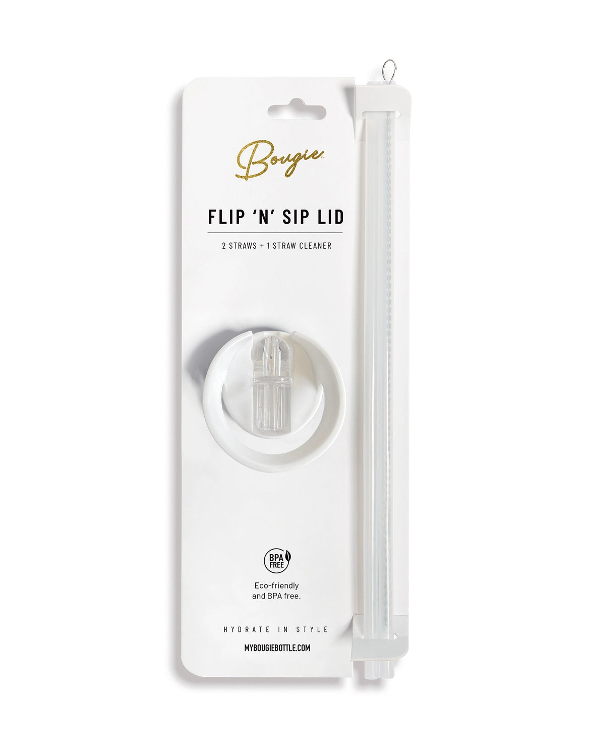 Flip ‘N’ Sip Lid Multi Colors | 2 Straws + 1 Cleaner