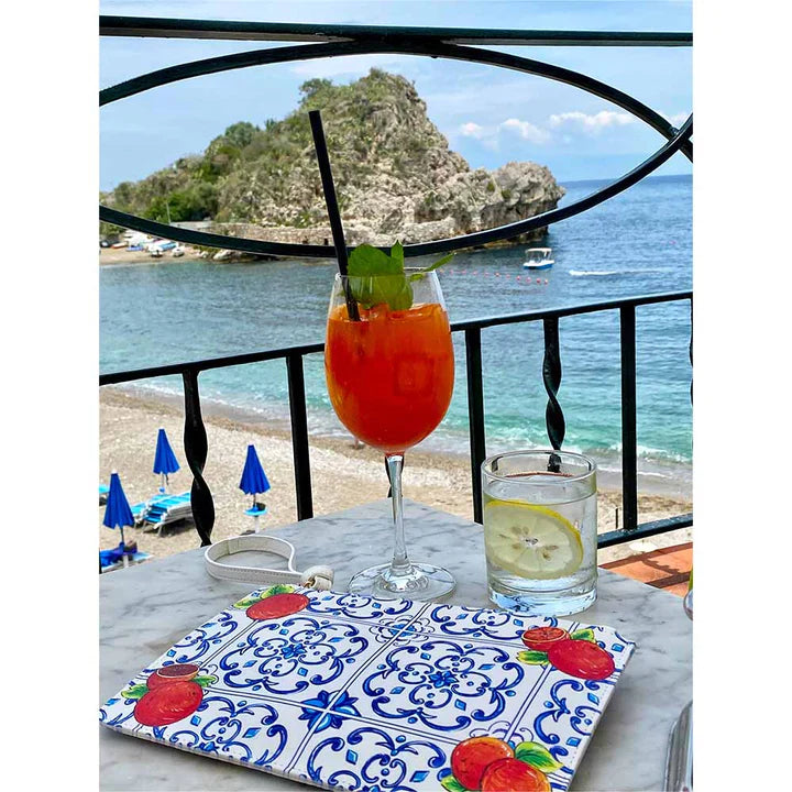 Personalized Caltagirone Arancia Clutch Bag