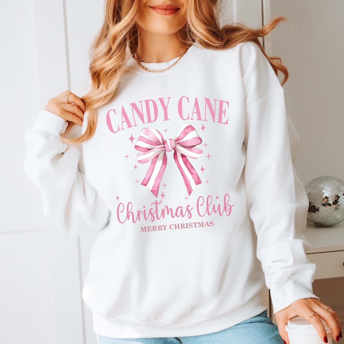Candy Cane Christmas Club Sweatshirt