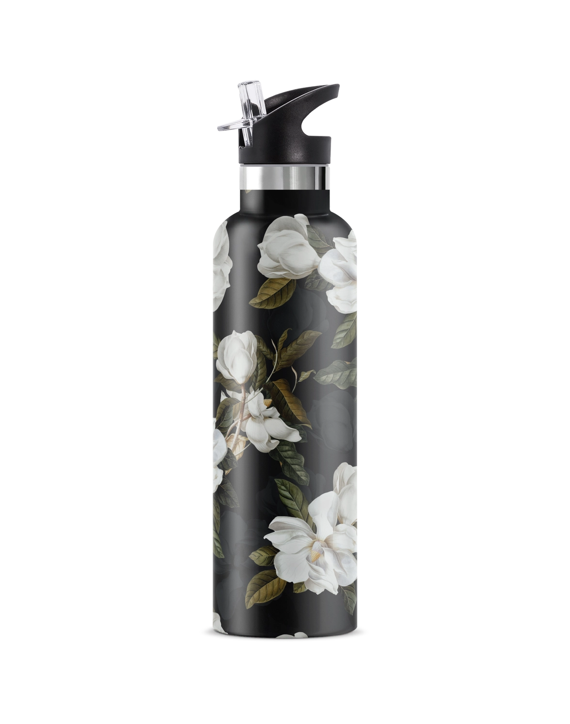 Magnolia | Dark Garden 25 oz Insulated Water Bottle