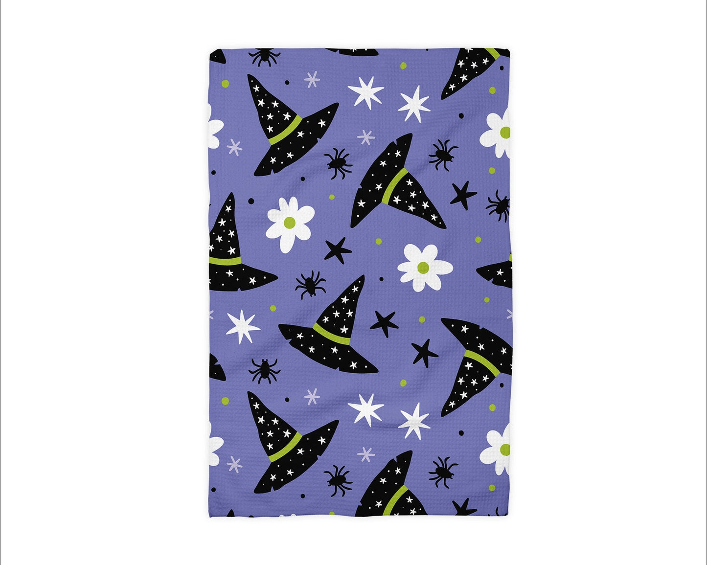 Witch Hat Purple Waffle Weave Tea Towel