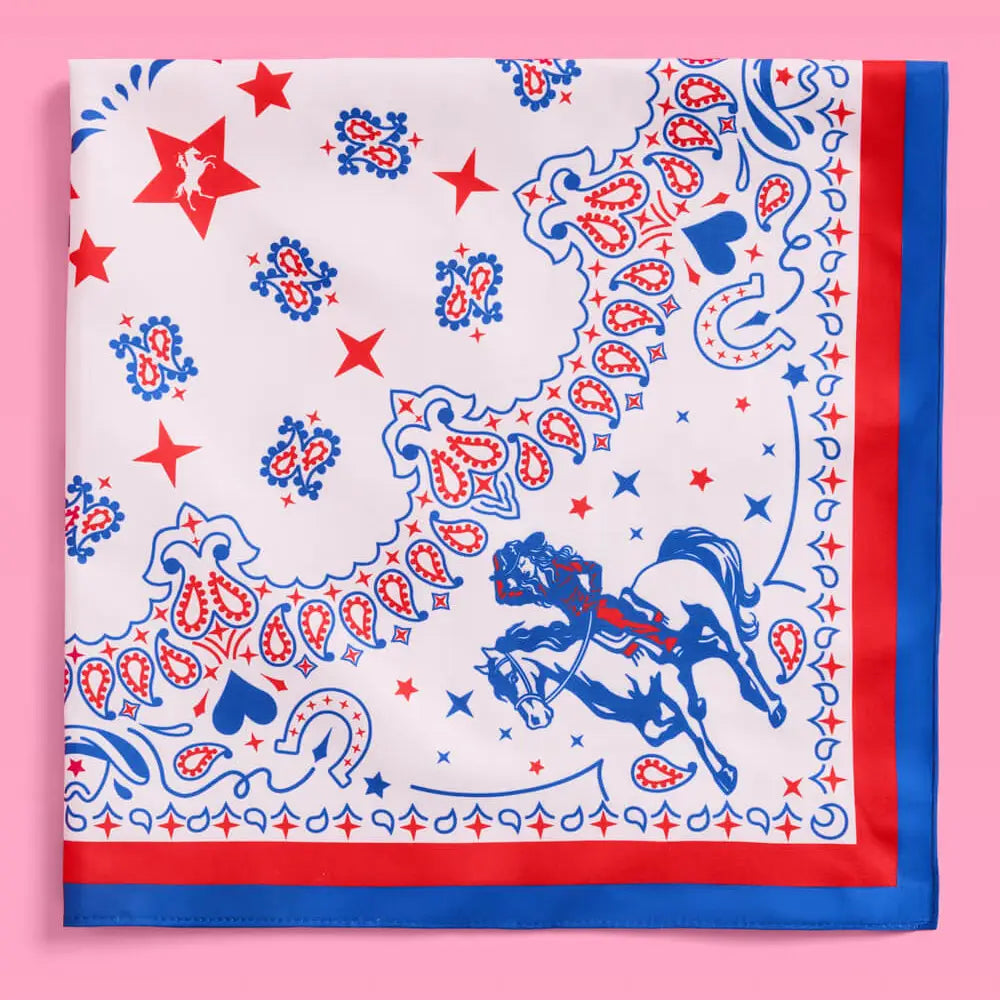 American Girl Bandana Red, White & Blue