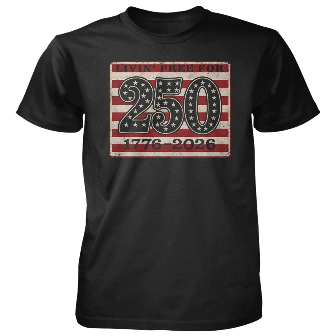 Stars and Stripes 250 - Cotton T-Shirt