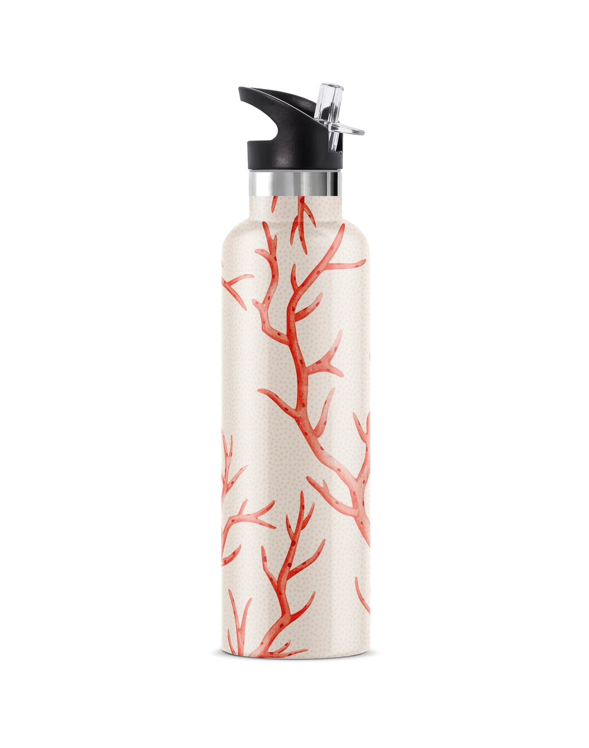 Corallia Coral - Peach 25 oz Insulated Water Bottle
