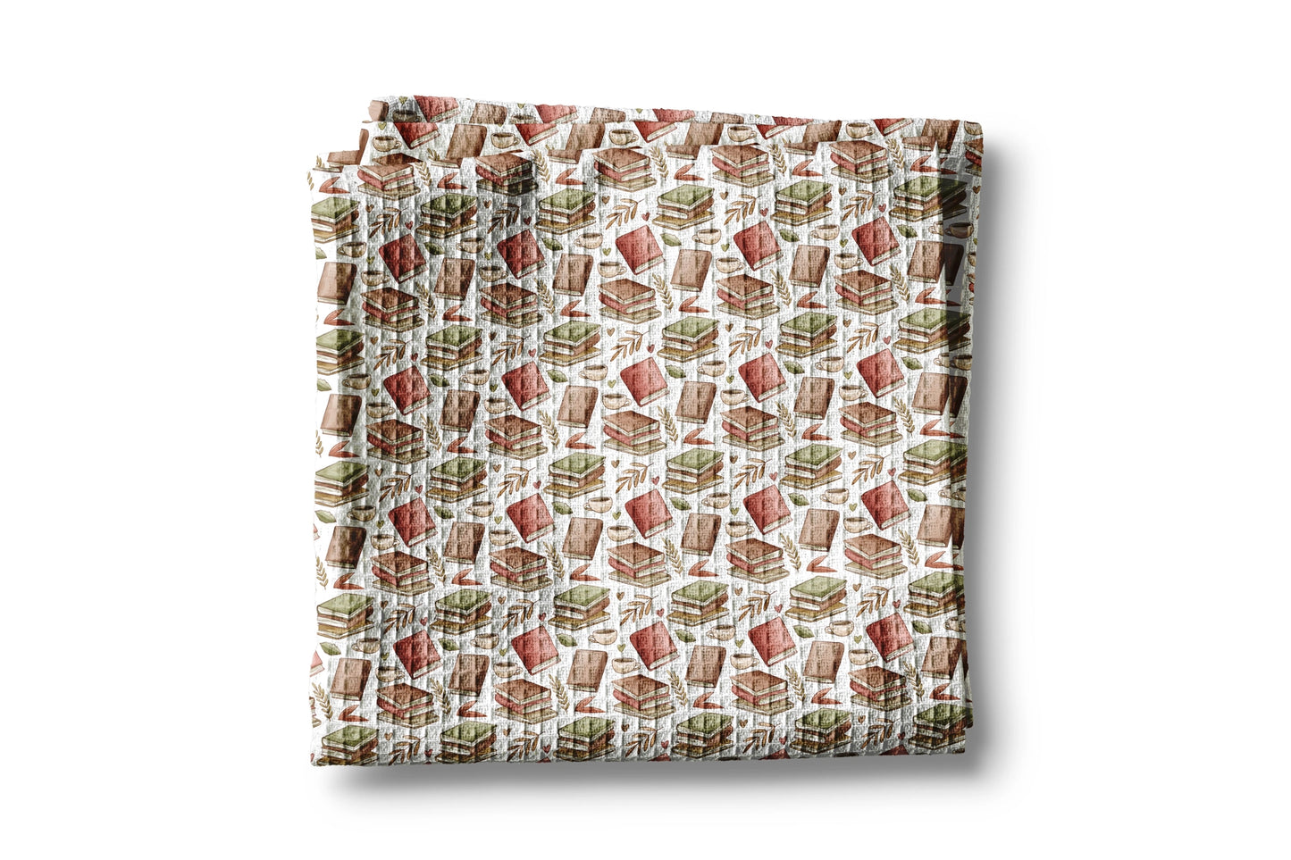 Book Lover Kitchen Waffle Weave Towel