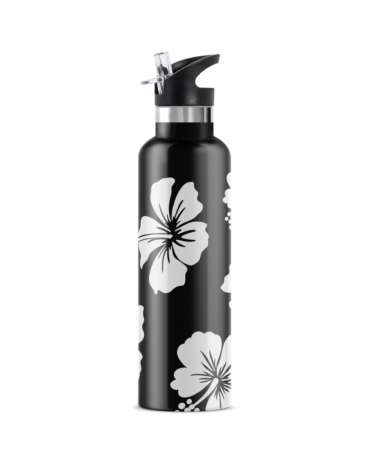 Aloha | 25 oz Insulated Water Bottle Flip' N ' Sip Lid