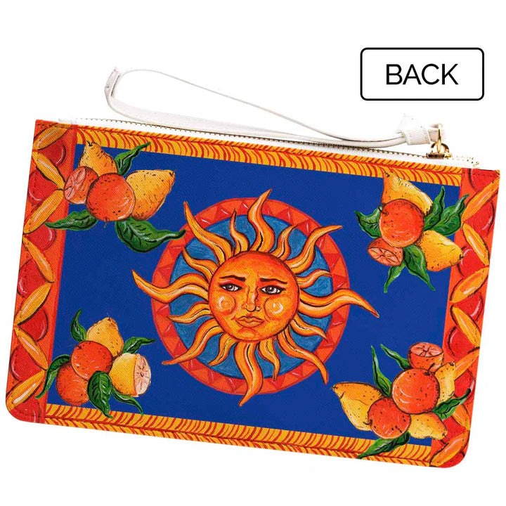 Taormina Blu Clutch Bag