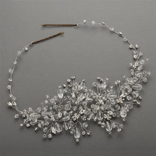 Lavish Crystals Spray Hair Vine