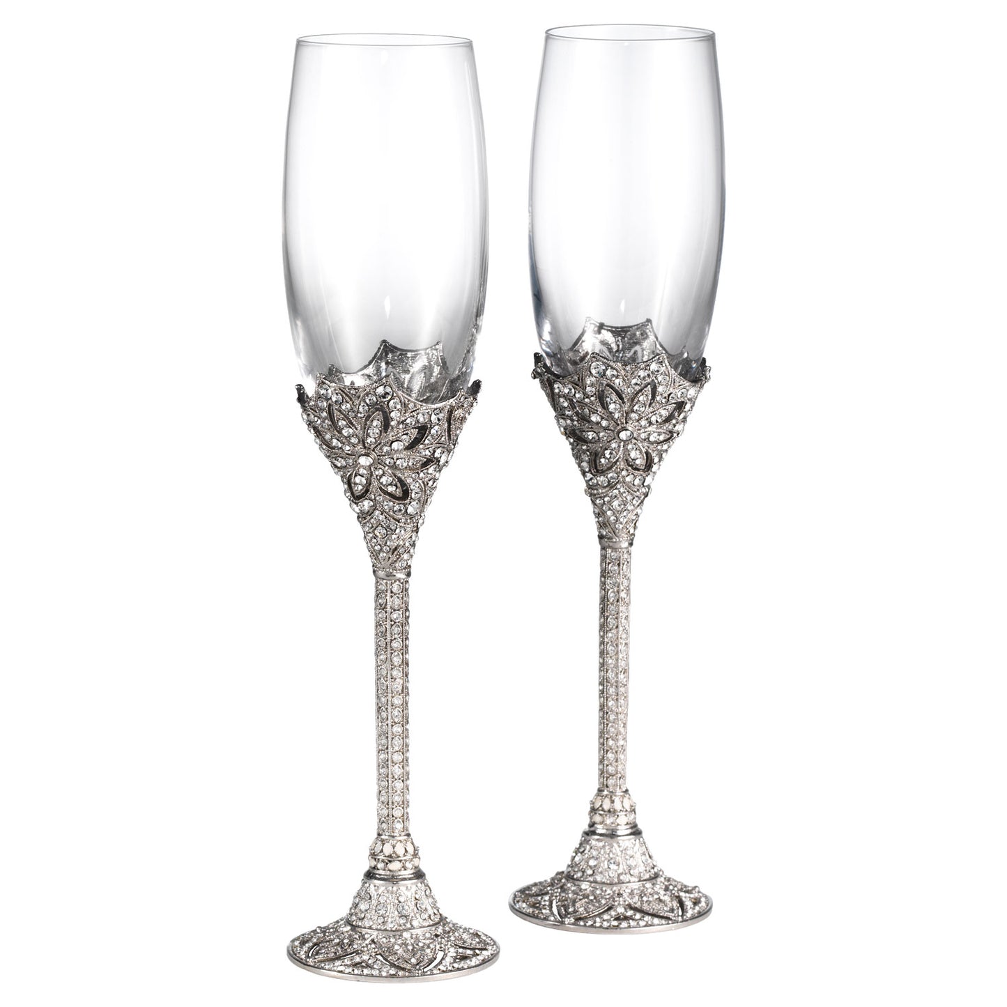 Olivia Riegel Silver Windsor Flute (Set of 2)