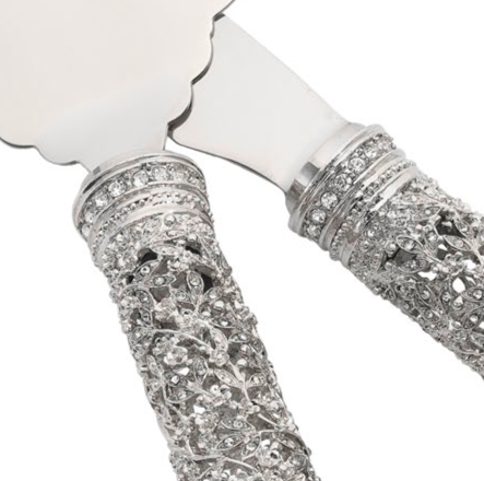 Olivia Riegel Silver Isadora Dessert Serving Set - NY Gift Boutique