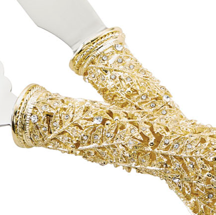 Gold Florence Dessert Serving Set by Olivia Riegel®