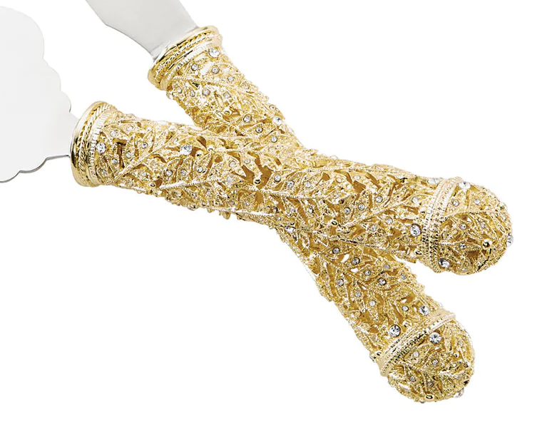 Gold Florence Dessert Serving Set by Olivia Riegel®