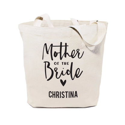 Mother of the Bride Personalized Canvas Tote Bag