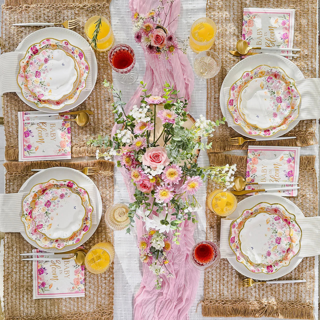 Baby in Bloom 62 pcs Tableware Set
