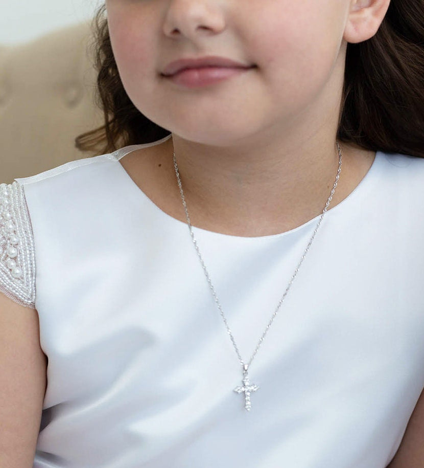 Sterling Silver Cross Pendant Necklace