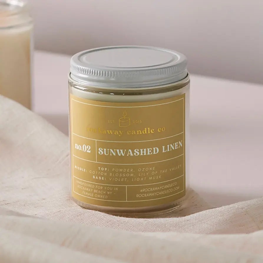 Sunwashed Linen | 8oz Soy Candle