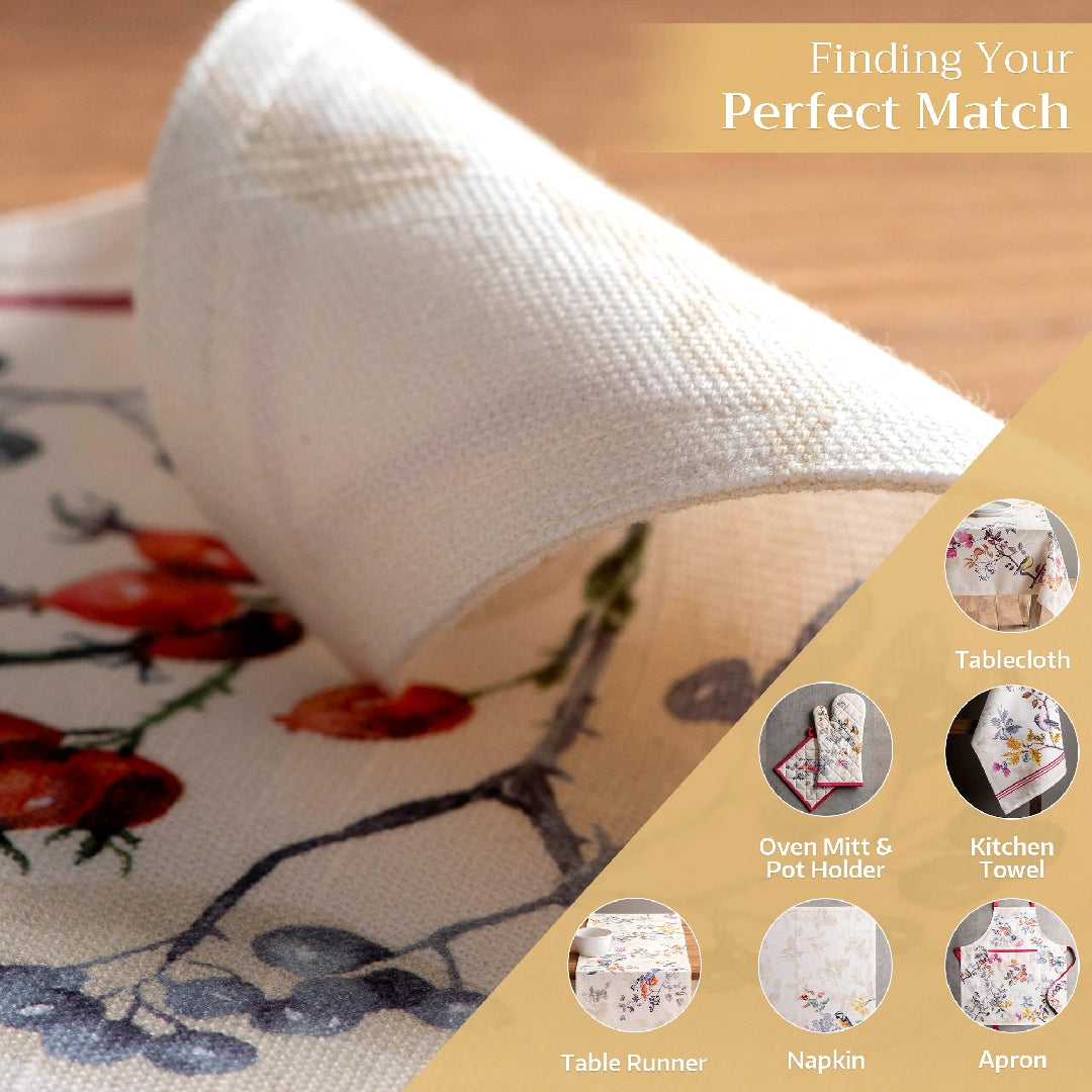 Equinoxe - Beige - Placemats 100% Cotton 13" X 19" - Set of 4