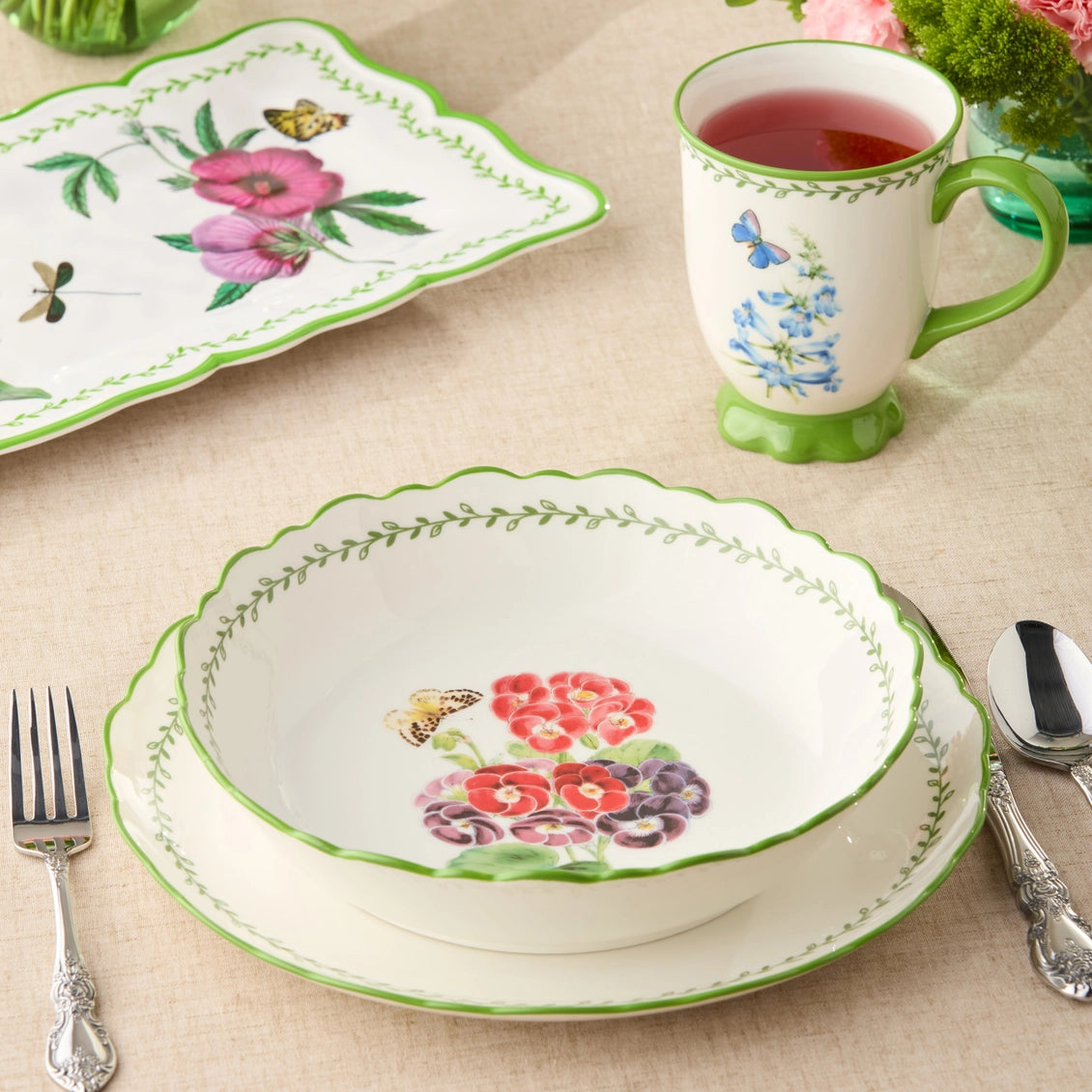 Mirabella Soup Bowl 9in X 2in 4 Asst Set of 12