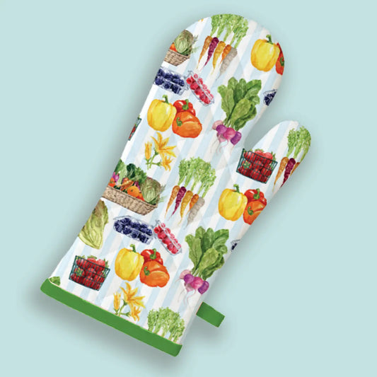 Vegetable Pattern Oven Mitt - NY Gift Boutique