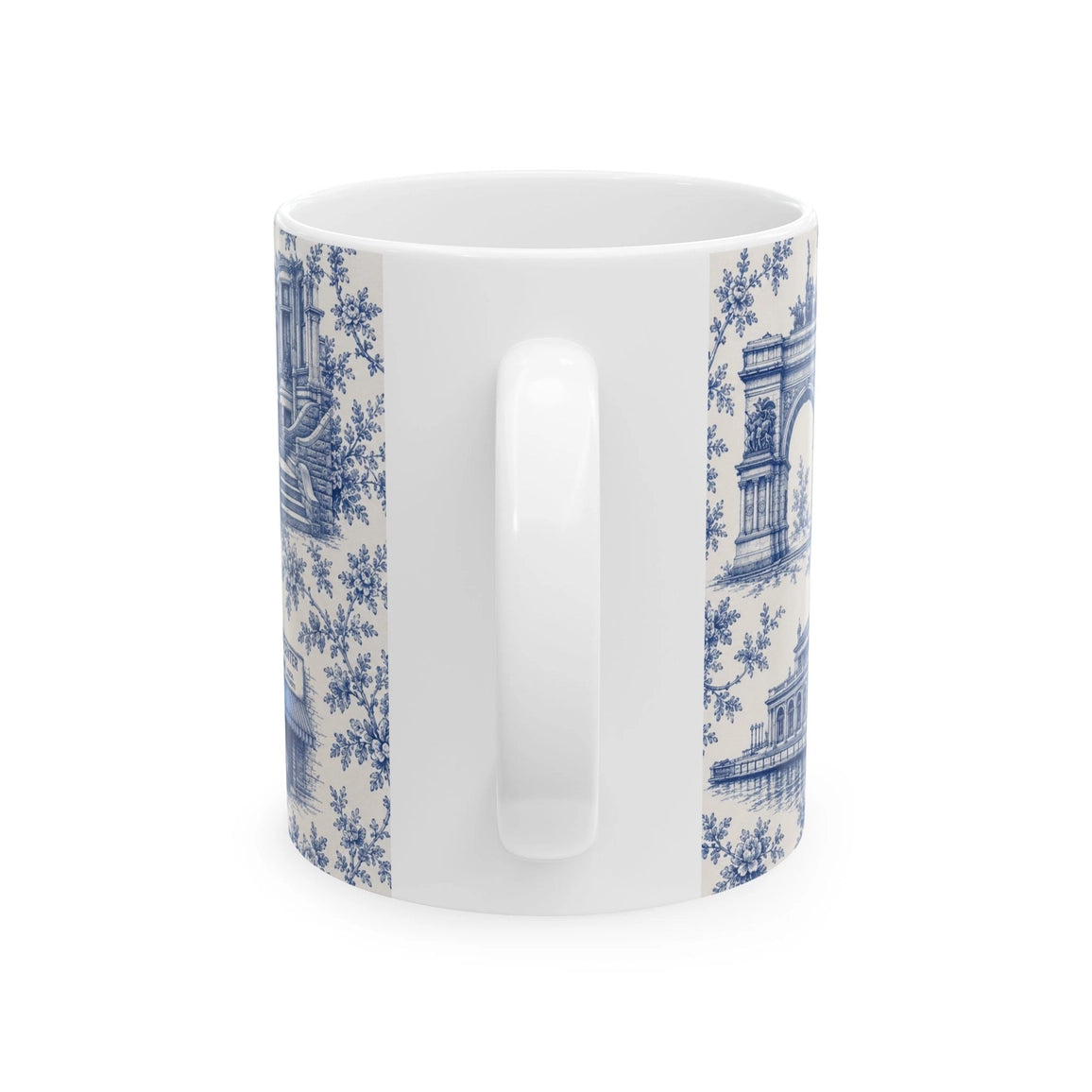 Park Slope Toile De Jouy Chinoiserie Ceramic Mug