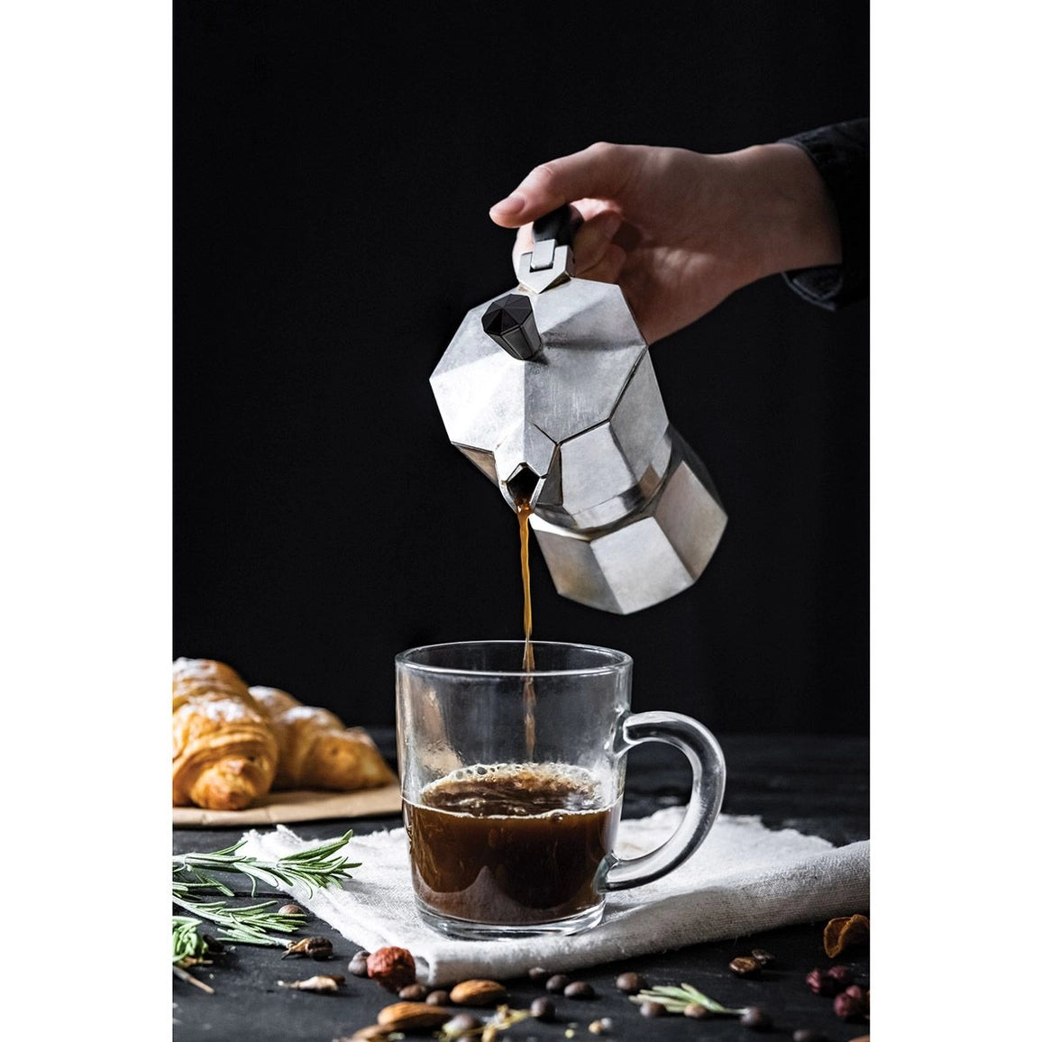 Fino Stovetop Espresso Maker, 3 Cup