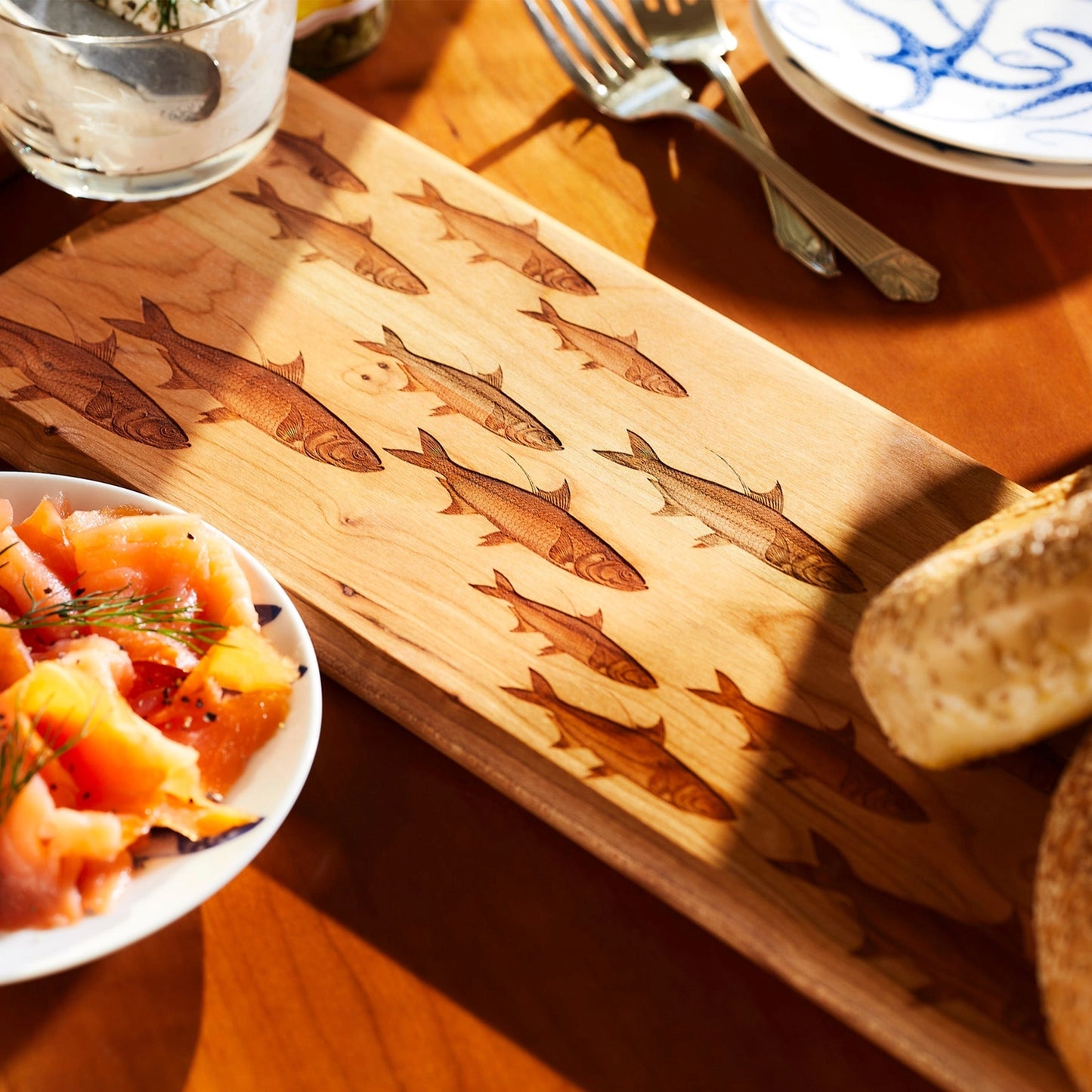 School of Fish Serving Board