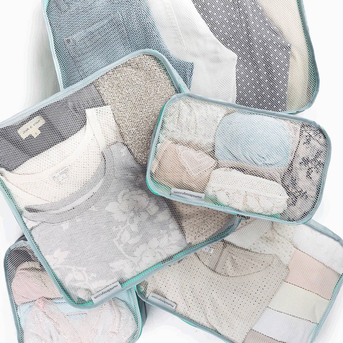 Packing Cubes (Set of 5) - Grey