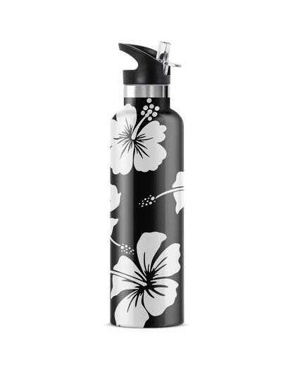 Aloha | 25 oz Insulated Water Bottle Flip' N ' Sip Lid
