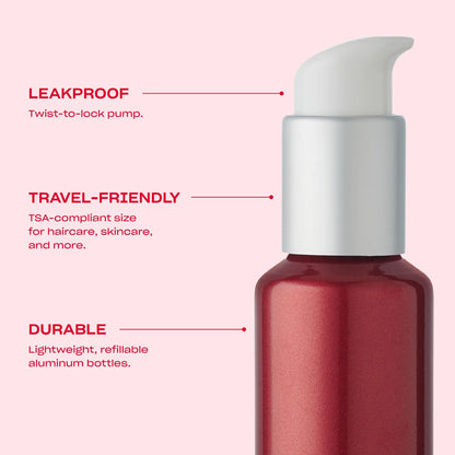 Cherry Shimmer Travel Bottle Set - NY Gift Boutique