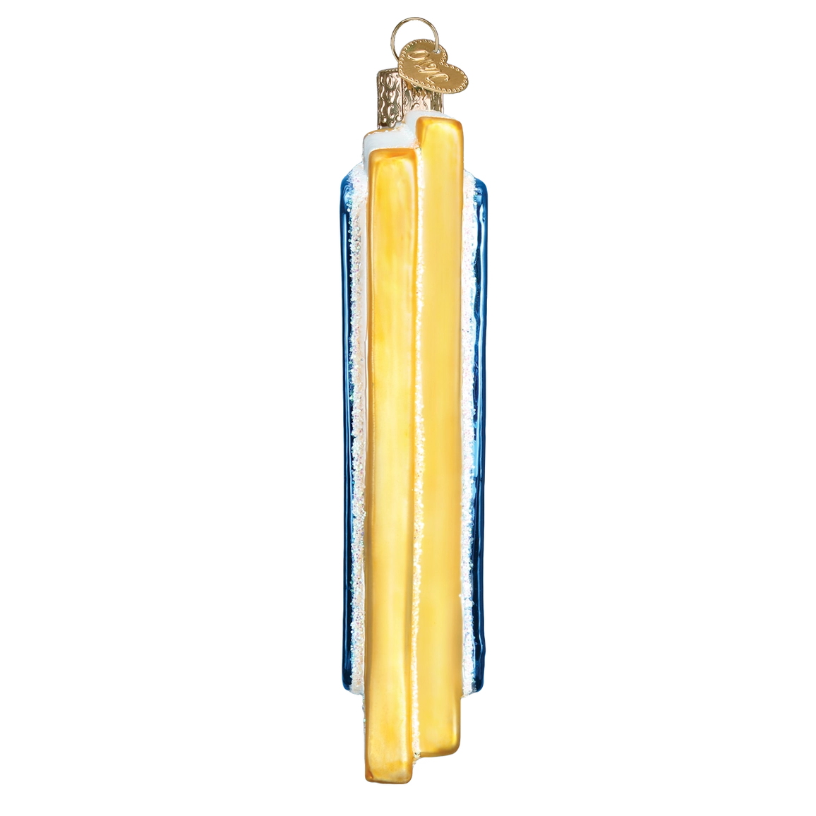 Passport Glass Christmas Ornament