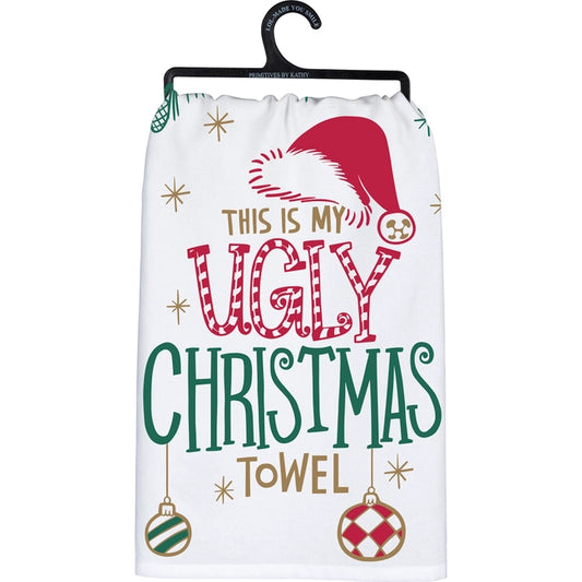 This is my Ugly Christmas Towel Kitchen Towel