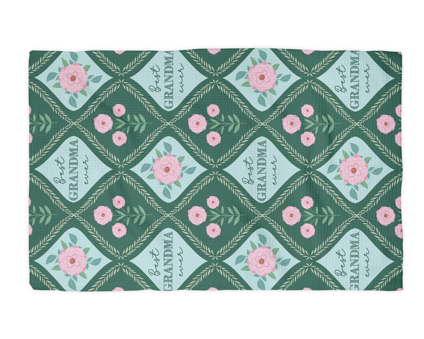 Best Grandma Ever Waffle Weave Towel - NY Gift Boutique