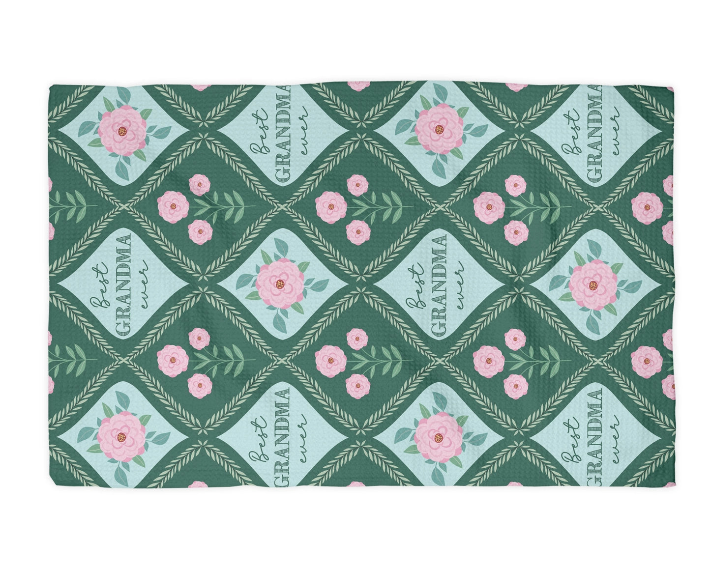 Best Grandma Ever Waffle Weave Towel - NY Gift Boutique