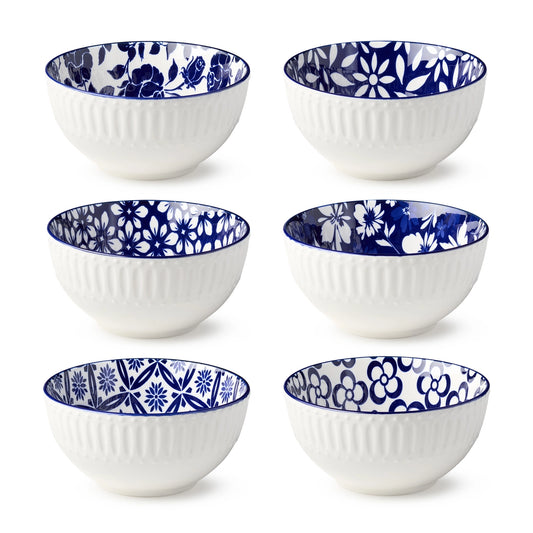 Madison All Purpose Bowl 6.25 " 30 oz Set of 12- 6 Asst Designs