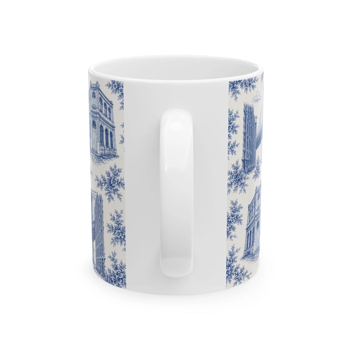 Dumbo Toile De Jouy Chinoiserie Ceramic Mug