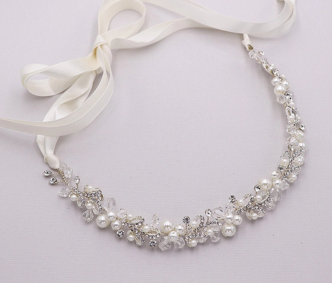 Jaylah Pearl Vine Headband