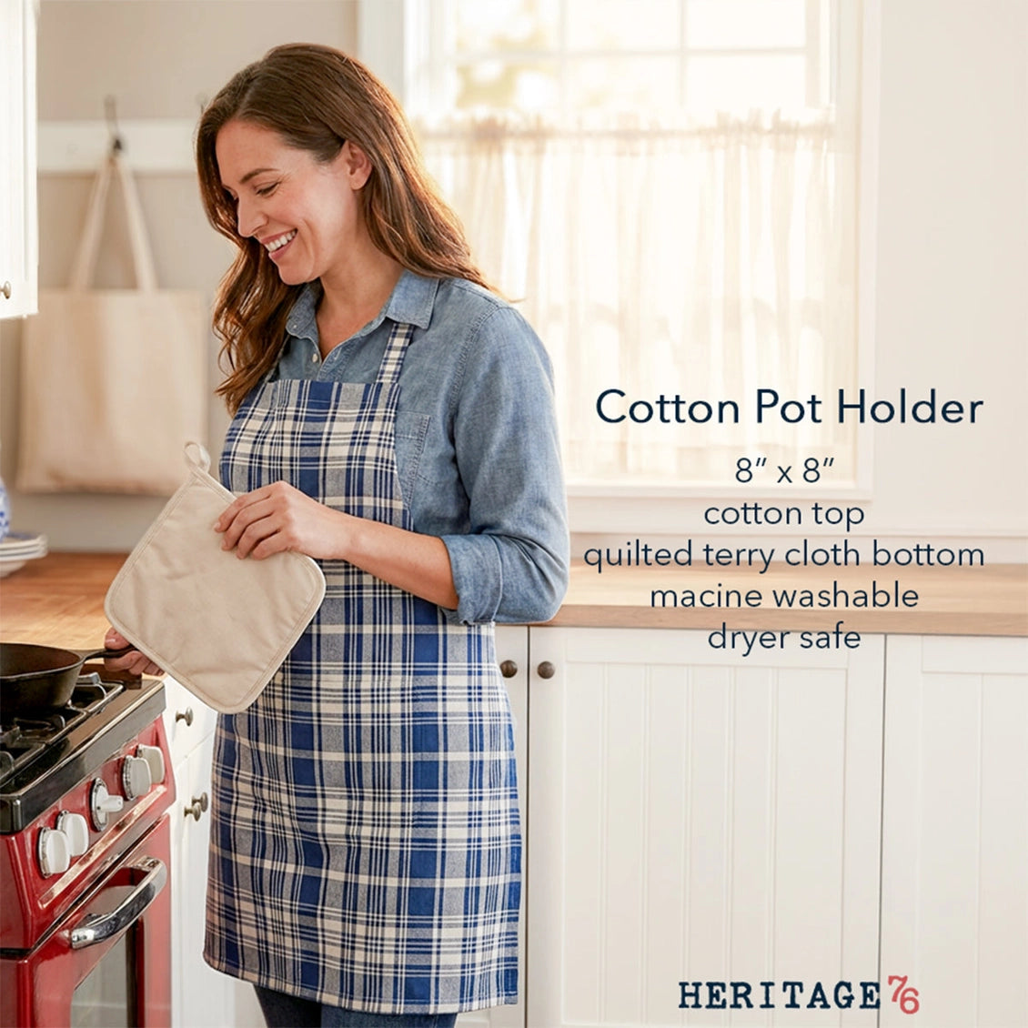 Stars & Stripes - 1776 - Cotton Pot Holder - NY Gift Boutique