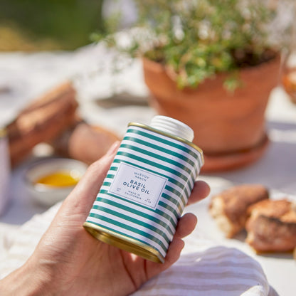 Stripes Organic Basil Olive Oil