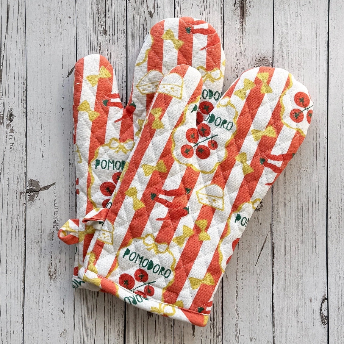 Pasta Pomodoro Oven Mitt, Set of 2