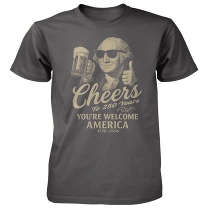 You're Welcome America - Cotton T-Shirt