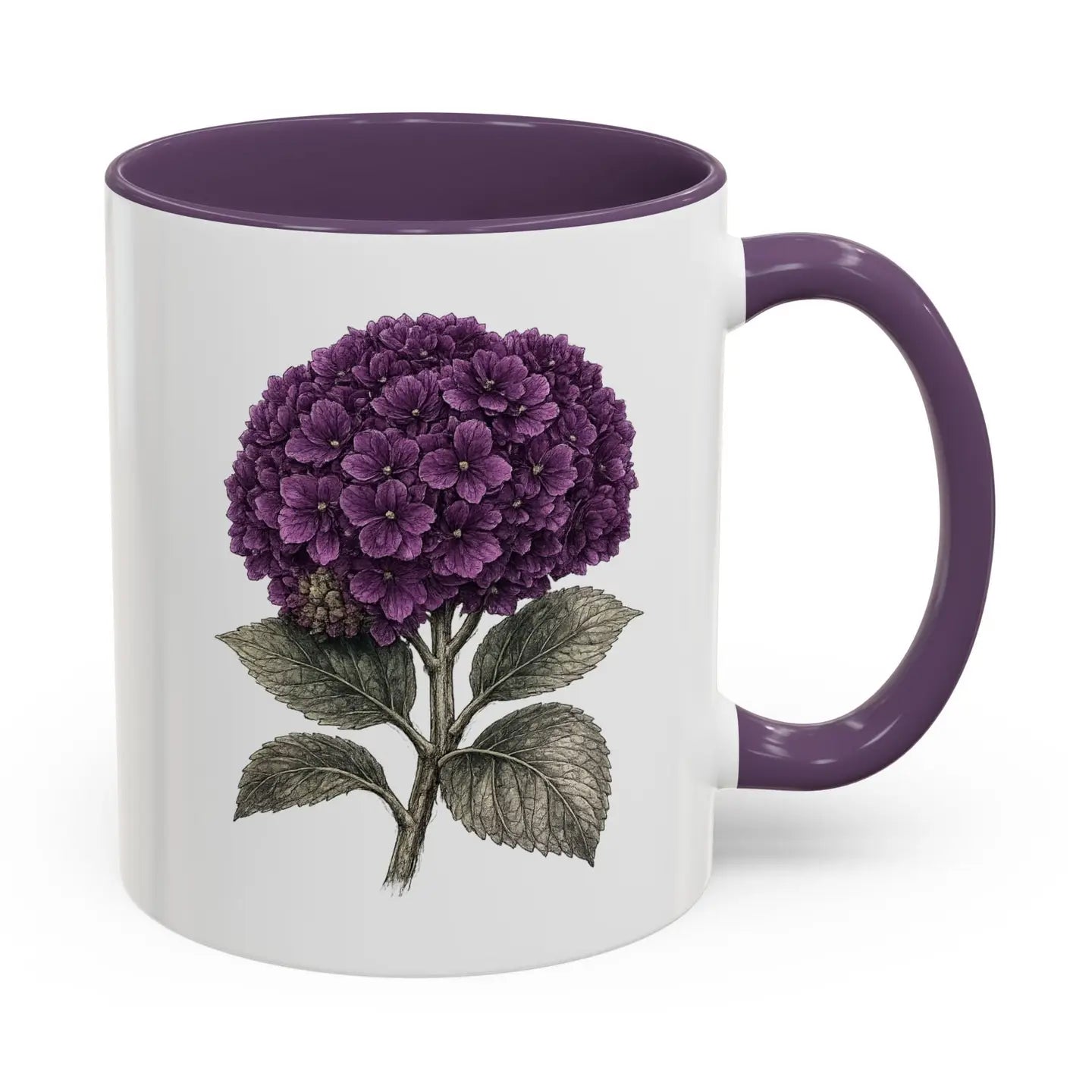 Hamptons Hydrangea Coffee Mug 11 oz