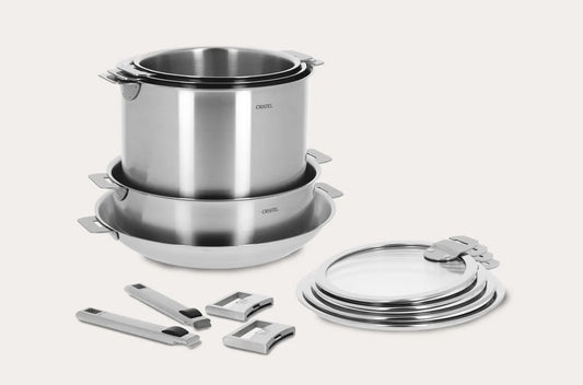 Cristel® Stainless steel 13 Piece Set Strate® - NY Gift Boutique