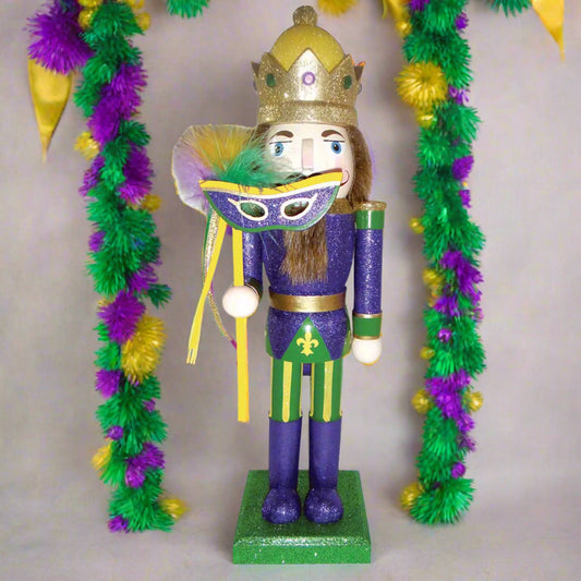 14" Mardi Gras Nutcracker