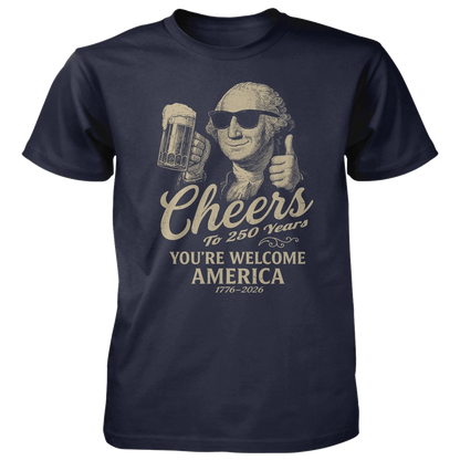You're Welcome America - Cotton T-Shirt