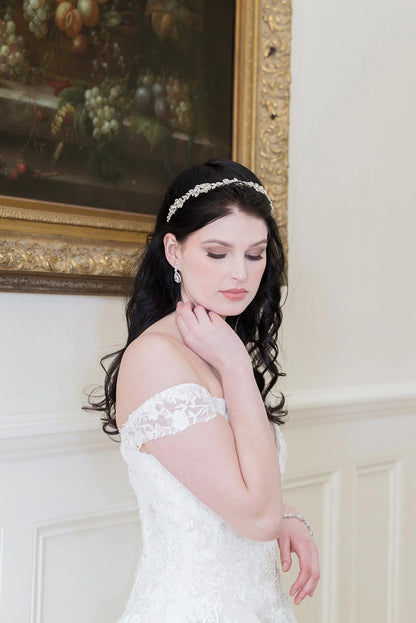 Cheyenne Crystal Wedding Headband