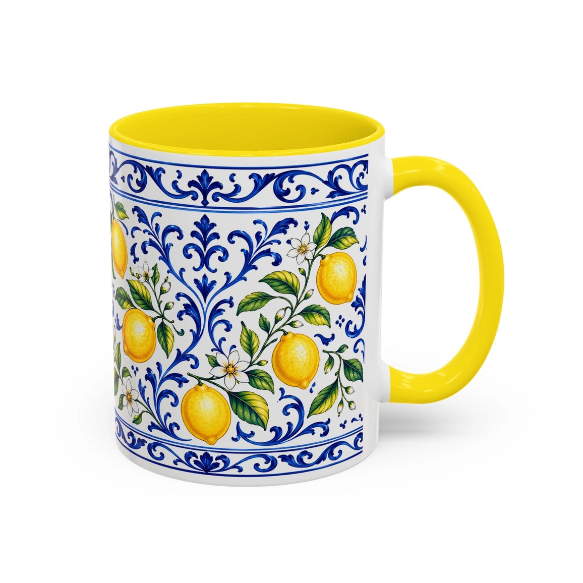 Little Italy Amalfi Blue & Lemon 11oz Mug